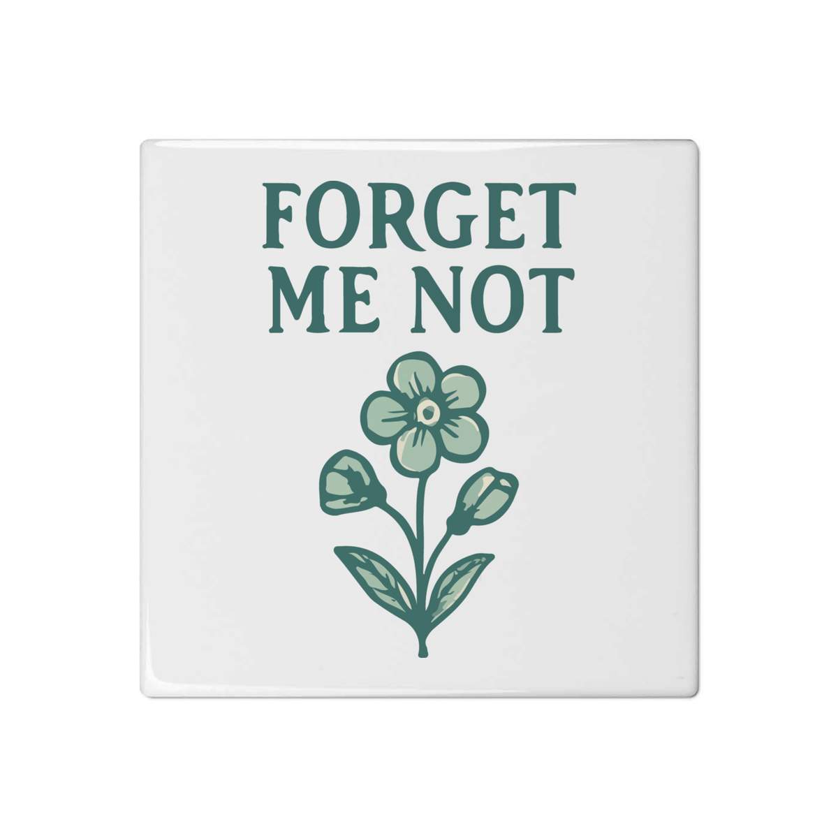 'Forget Me Not' 108mm Square Ceramic Tile (TD00036092)