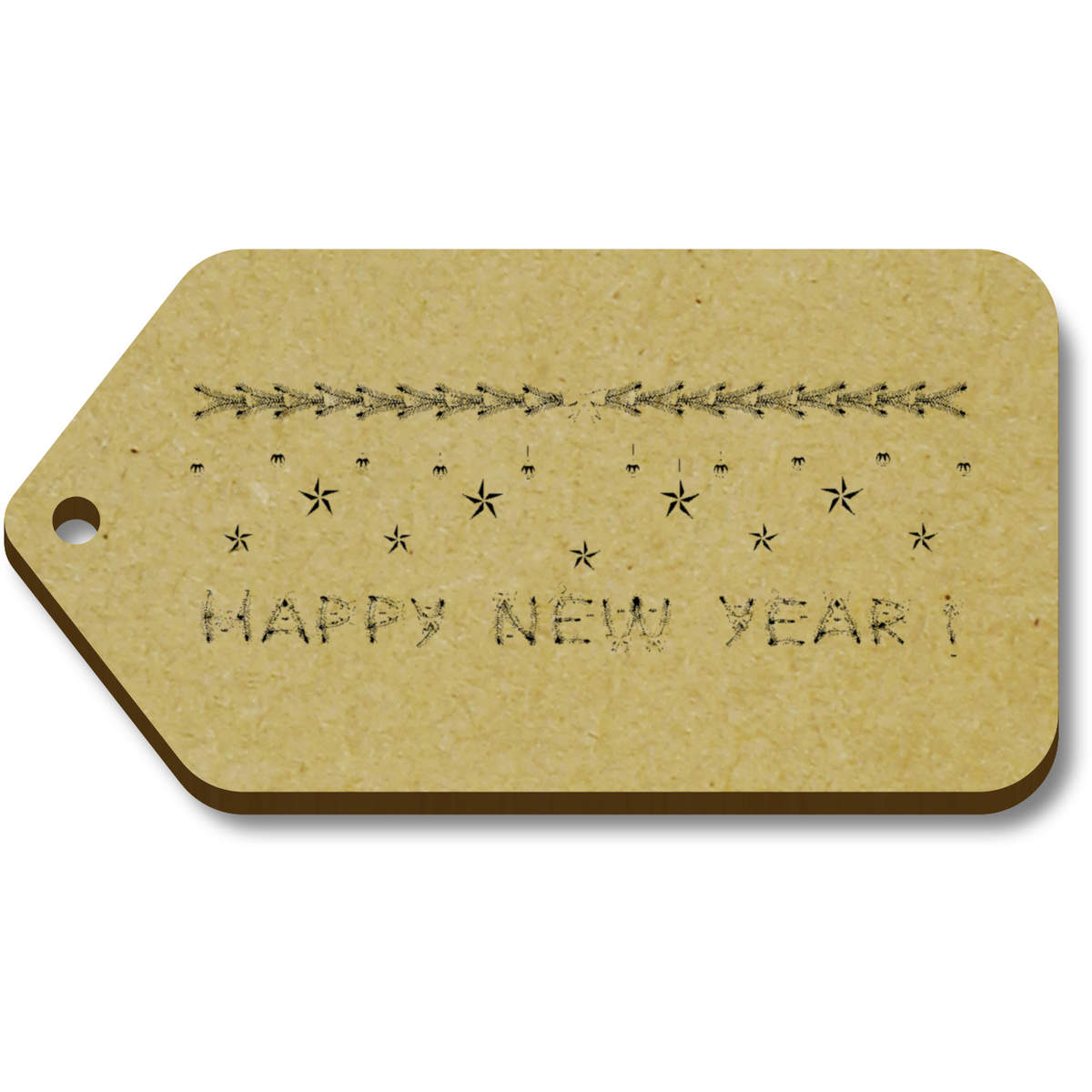 'Happy New Year Banner' Gift / Luggage Tags (TG004353)