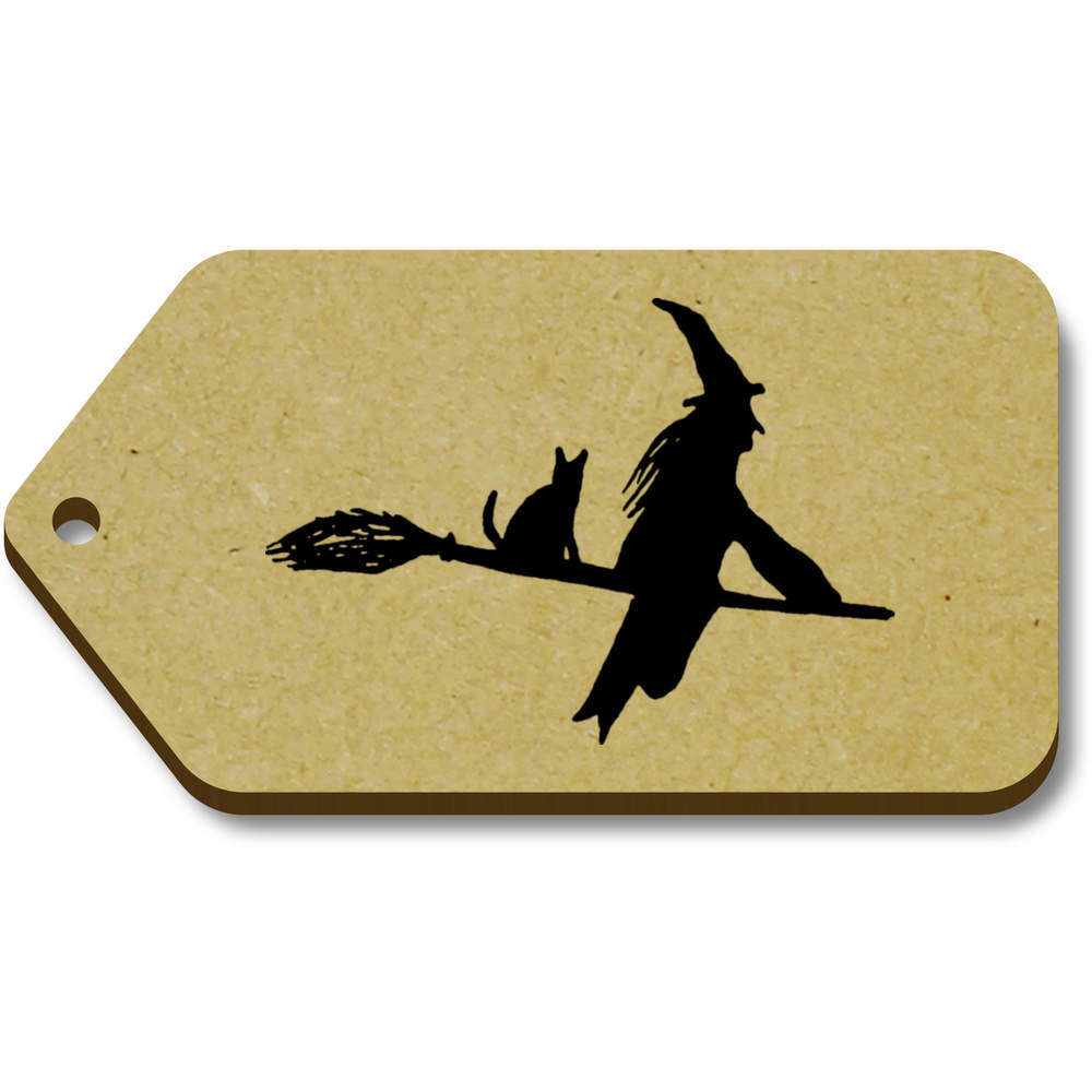 'Witch On A Broomstick' Gift / Luggage Tags (TG004632)
