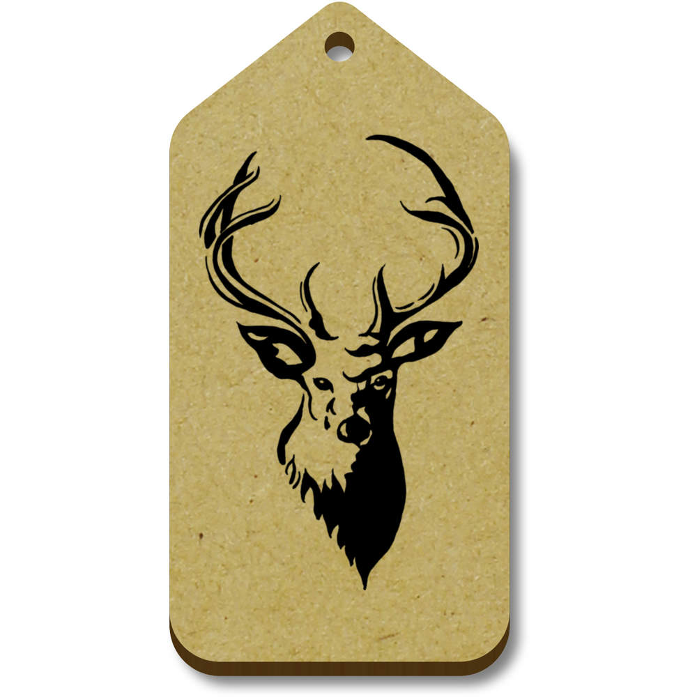 'Stag Head' Gift / Luggage Tags (TG008811)
