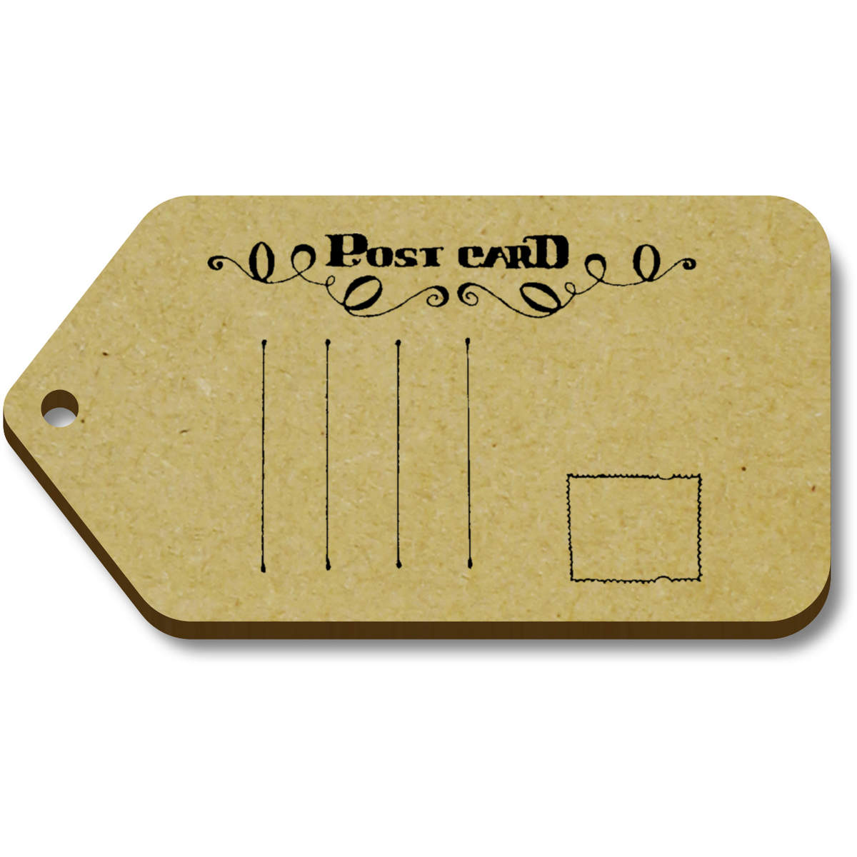 10 x 'Postcard' 66mm x 34mm Gift Tags (TG00007713)
