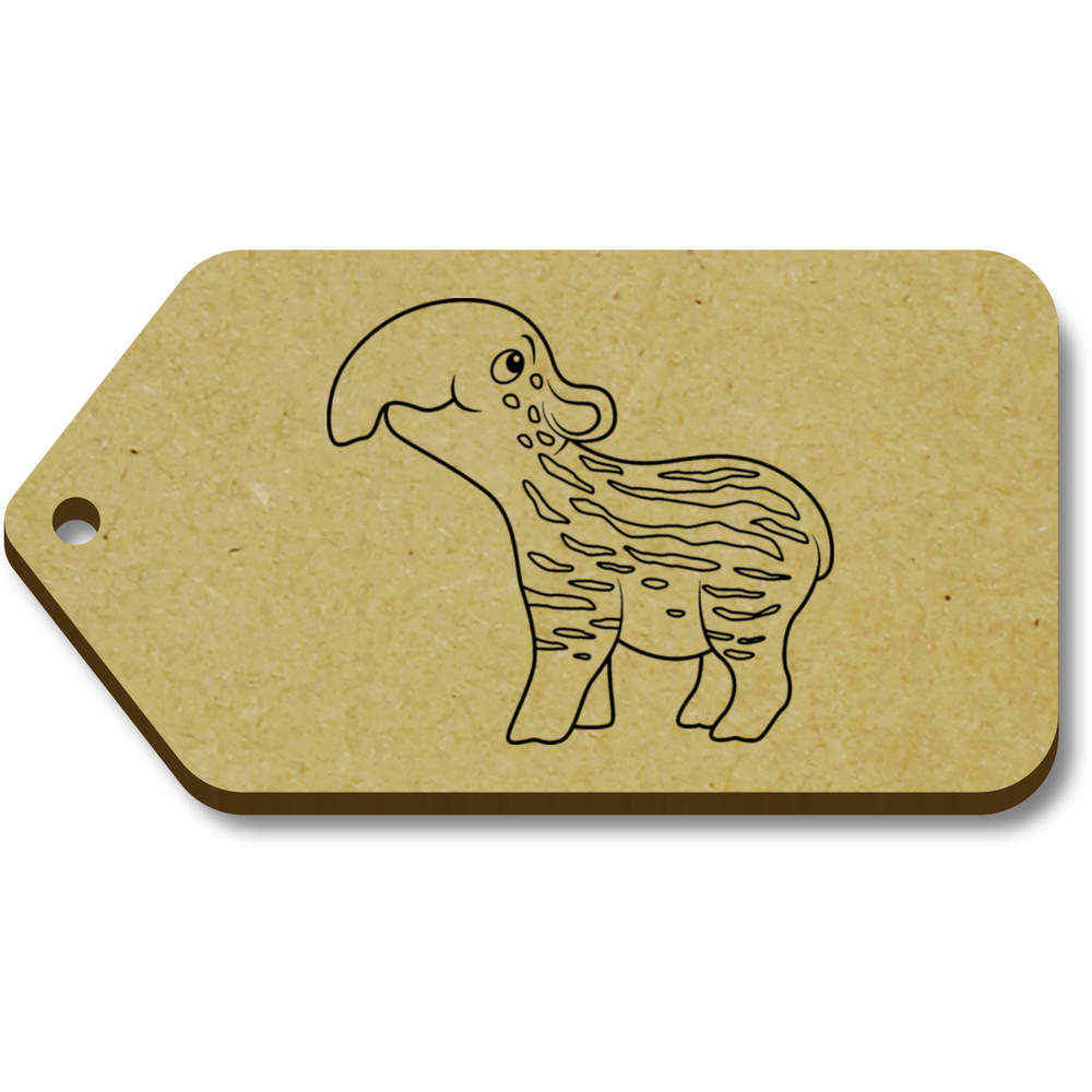 10 x 'Baby Tapir' 66mm x 34mm Gift Tags (TG00057813)