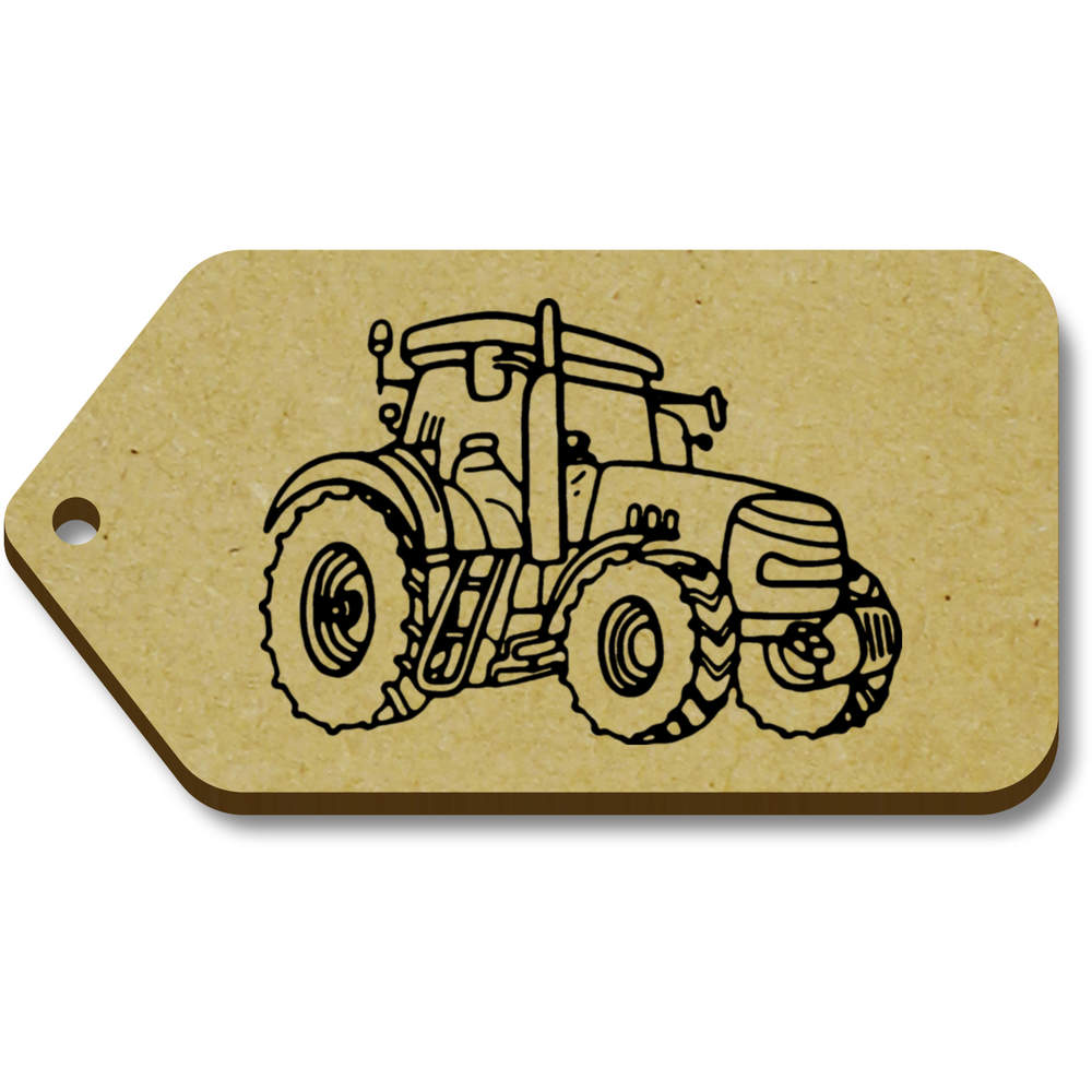 10 x 'Farm Tractor' 66mm x 34mm Gift Tags (TG00063981)