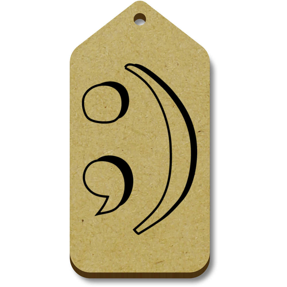 'Semicolon Symbol' Gift / Luggage Tags (TG018970)