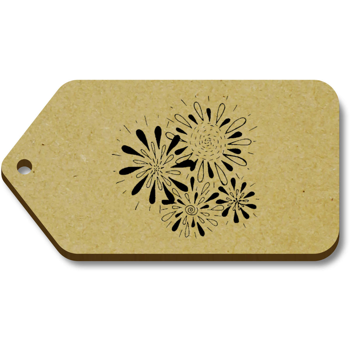 10 x 'Fireworks Display' 66mm x 34mm Gift Tags (TG00076853)