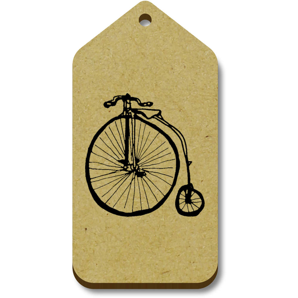 10 x 'Penny Farthing' 66mm x 34mm Gift Tags (TG00078135)