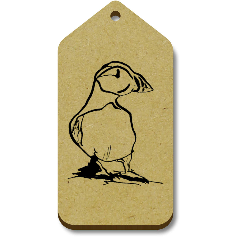 10 x 'Puffin' 66mm x 34mm Gift Tags (TG00078147)