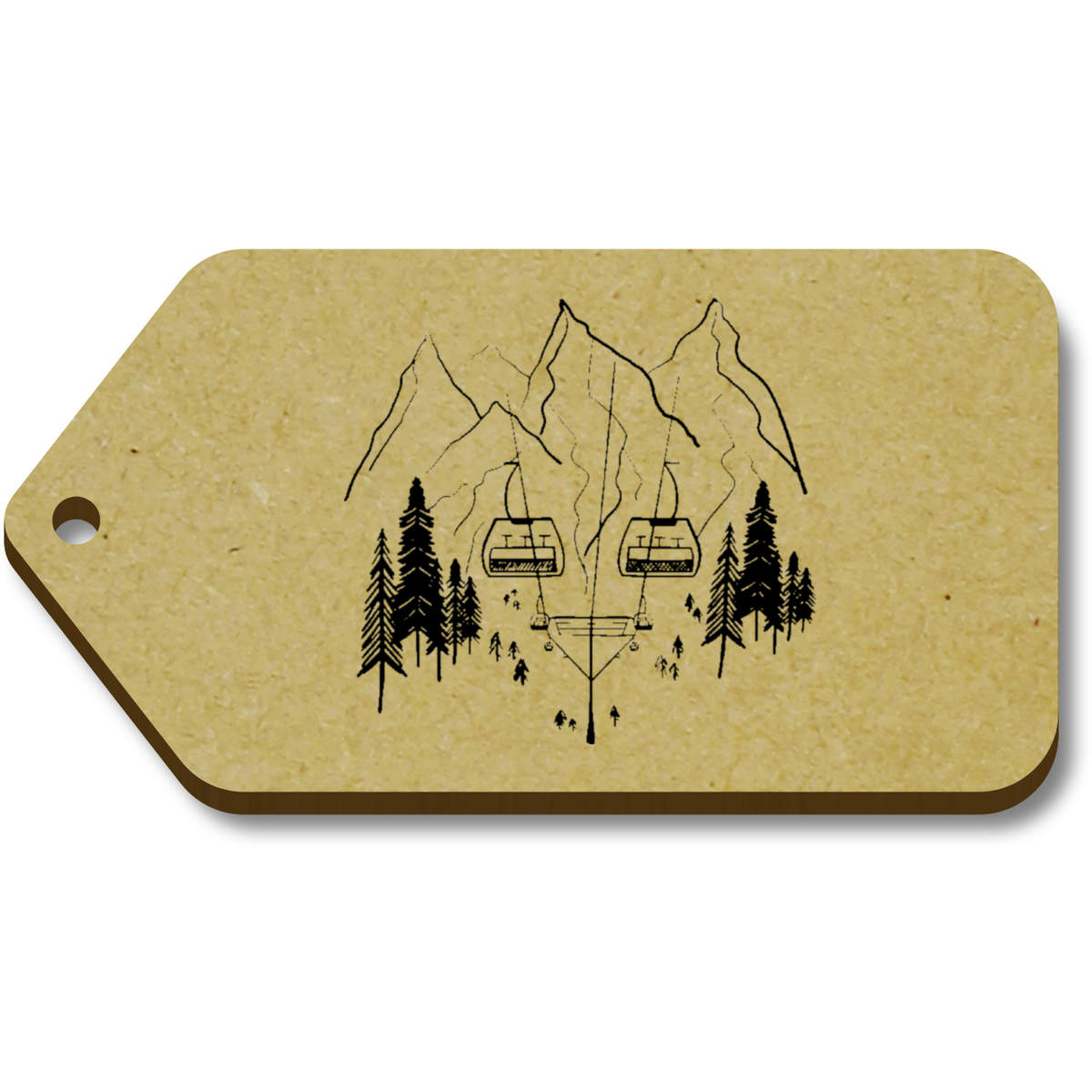 Ski Lift Mountains' Gift / Luggage Tags 