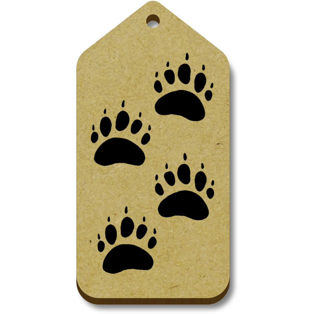 'Bear Prints' Gift / Luggage Tags (Pack of 10) (TG027712)