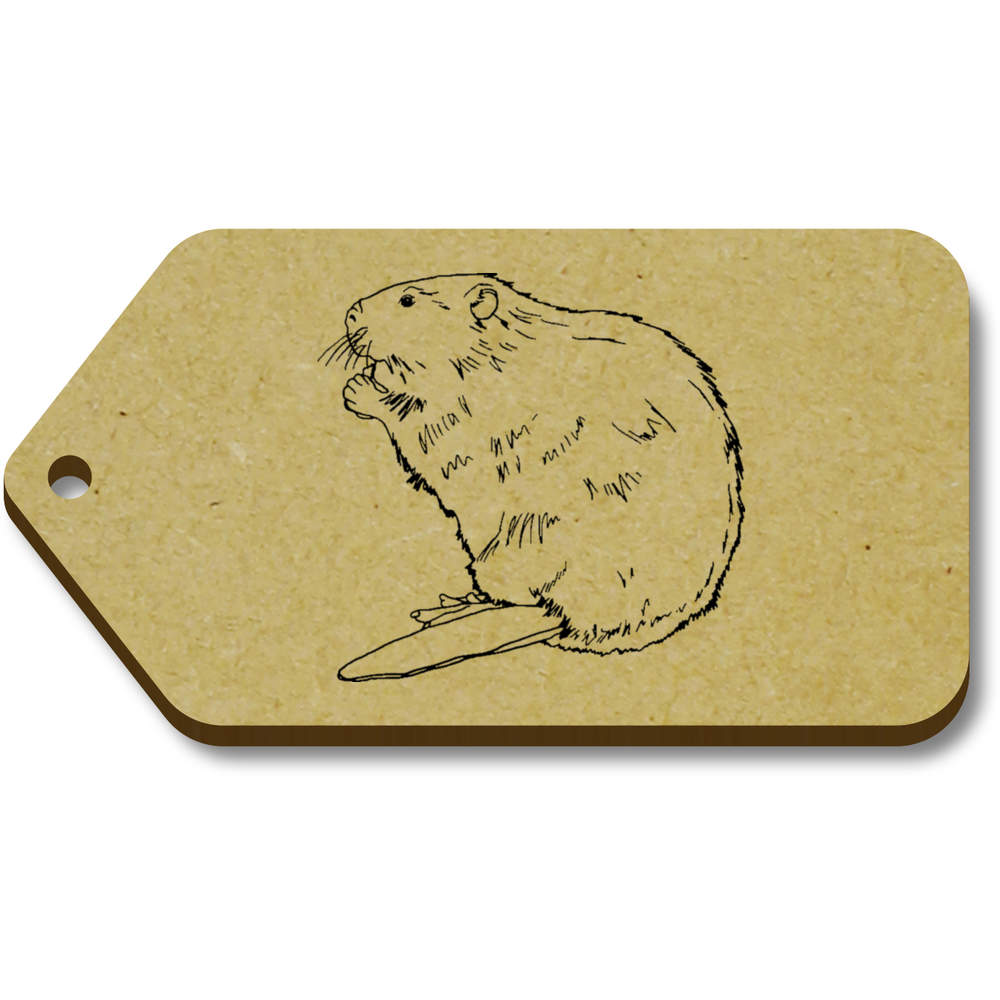 'Beaver' Gift / Luggage Tags (Pack of 10) (TG027713)