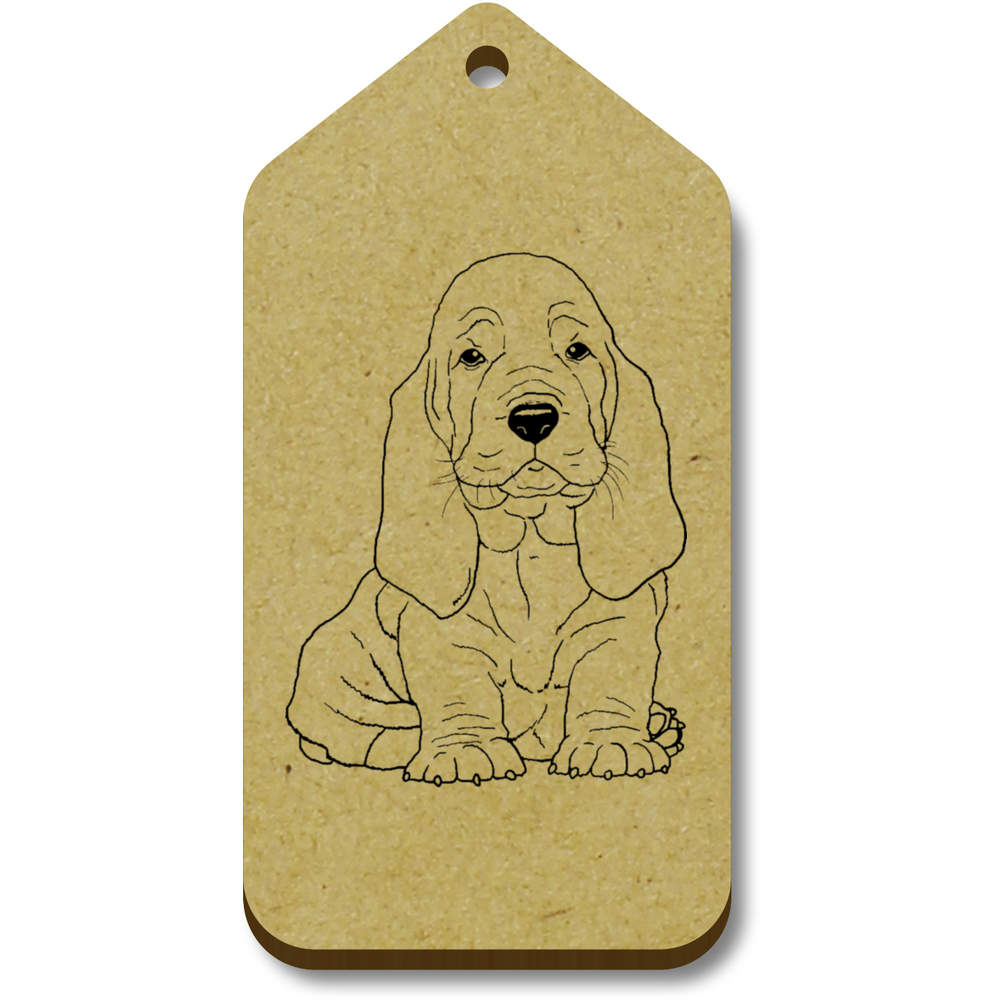 'Basset Hound Puppy' Cheap mail order sales Gift Luggage Tags TG028377 10 Pack Max 88% OFF of