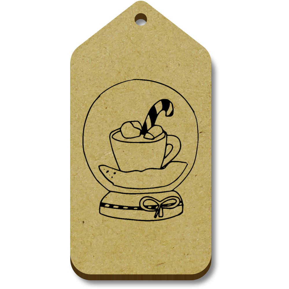 'Hot Chocolate Snow Globe' Gift / Luggage Tags (TG029284)