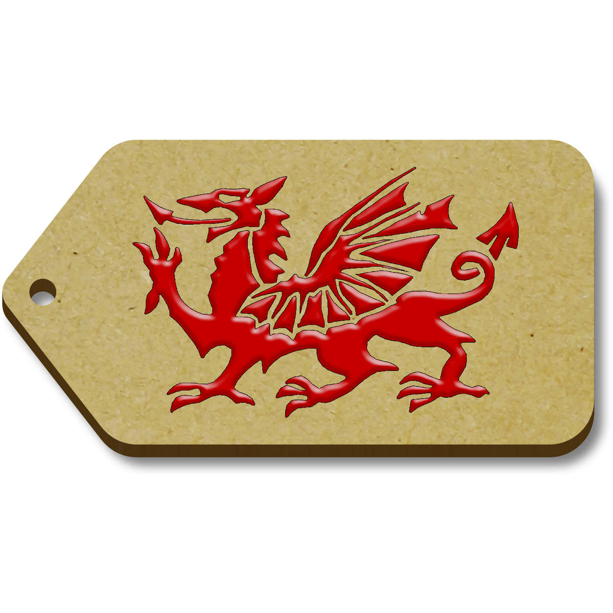 'Welsh Dragon' Gift / Luggage Tags (TG029489)