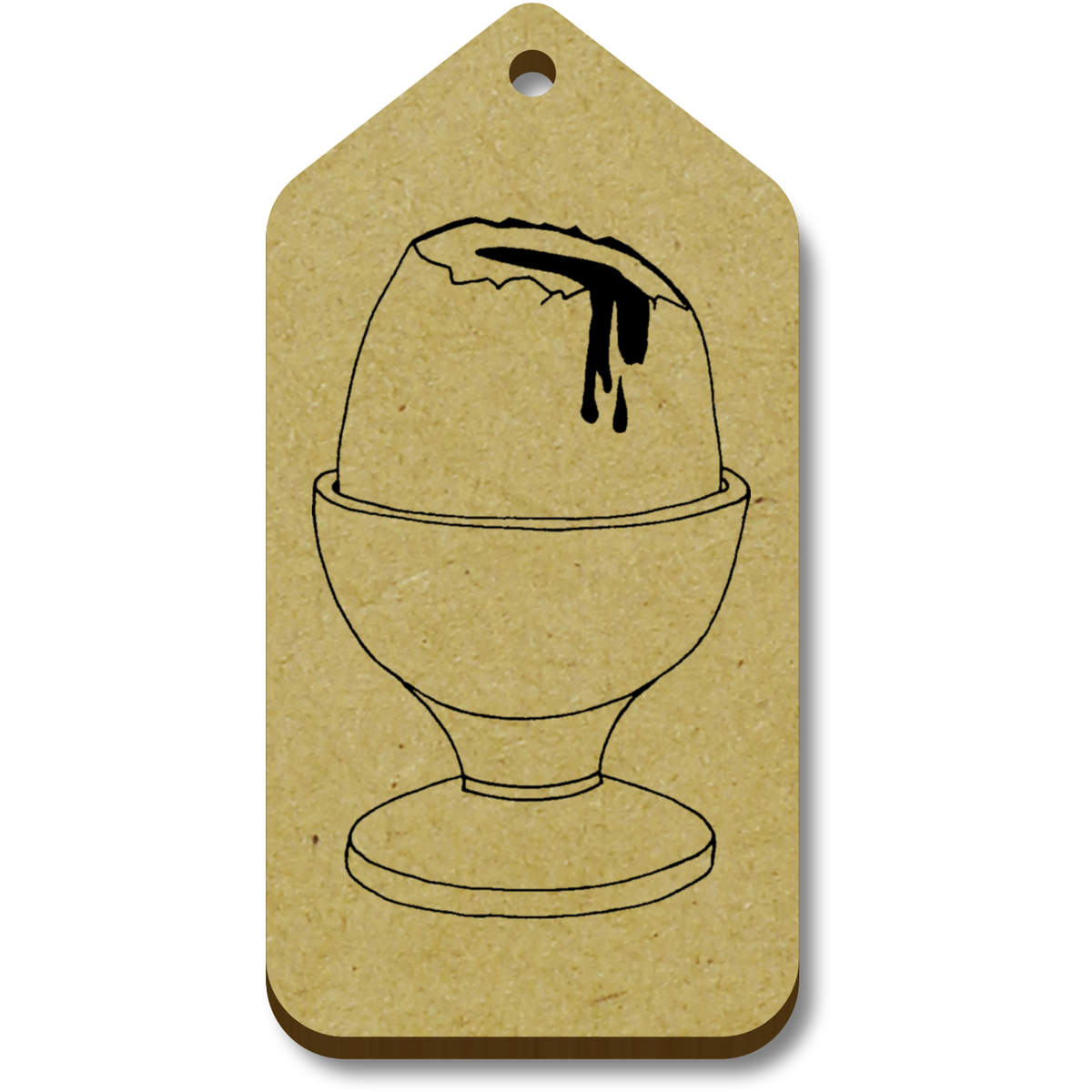 'Runny Egg' Gift / Luggage Tags (TG034594)