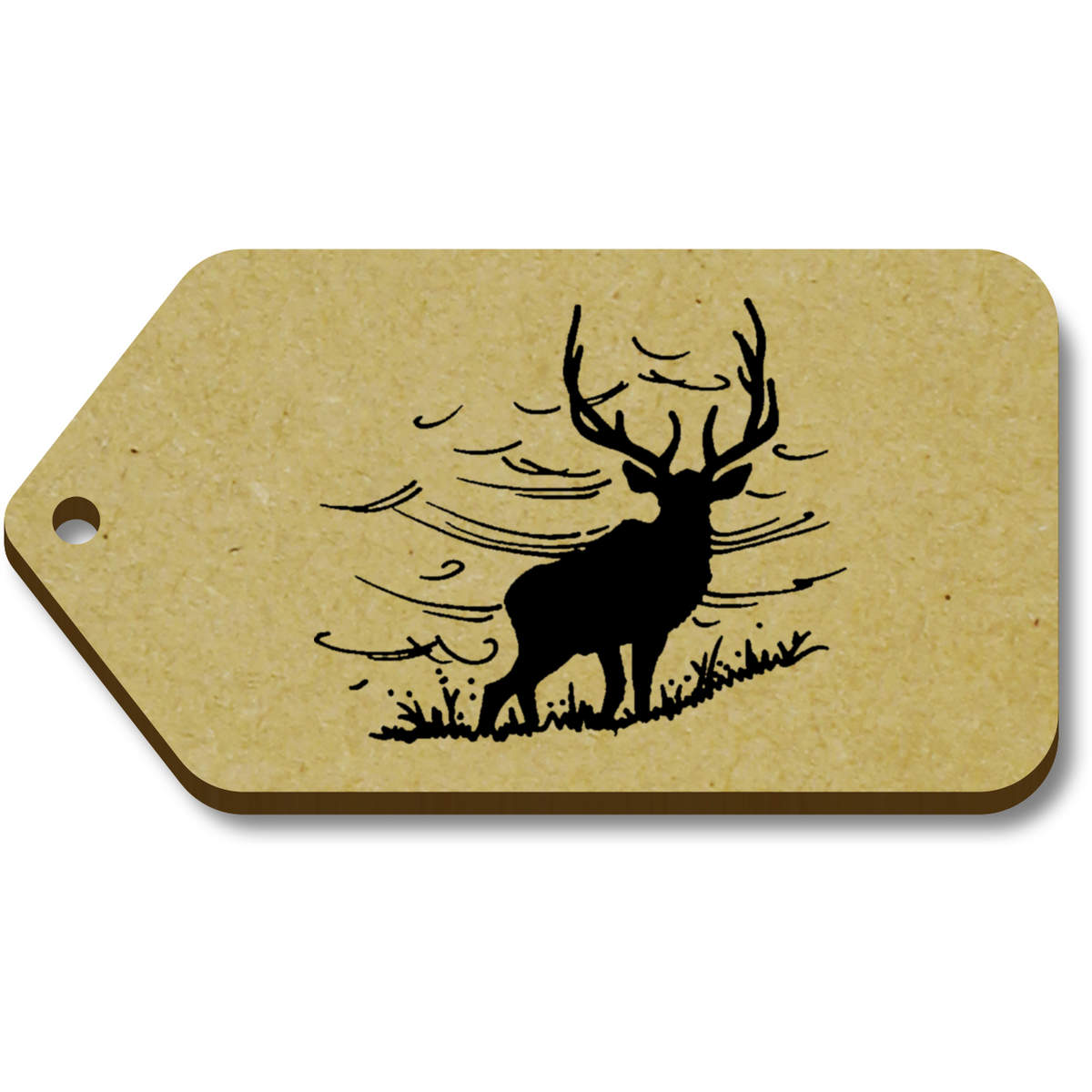 'Deer Silhouette' Gift / Luggage Tags (TG035228)
