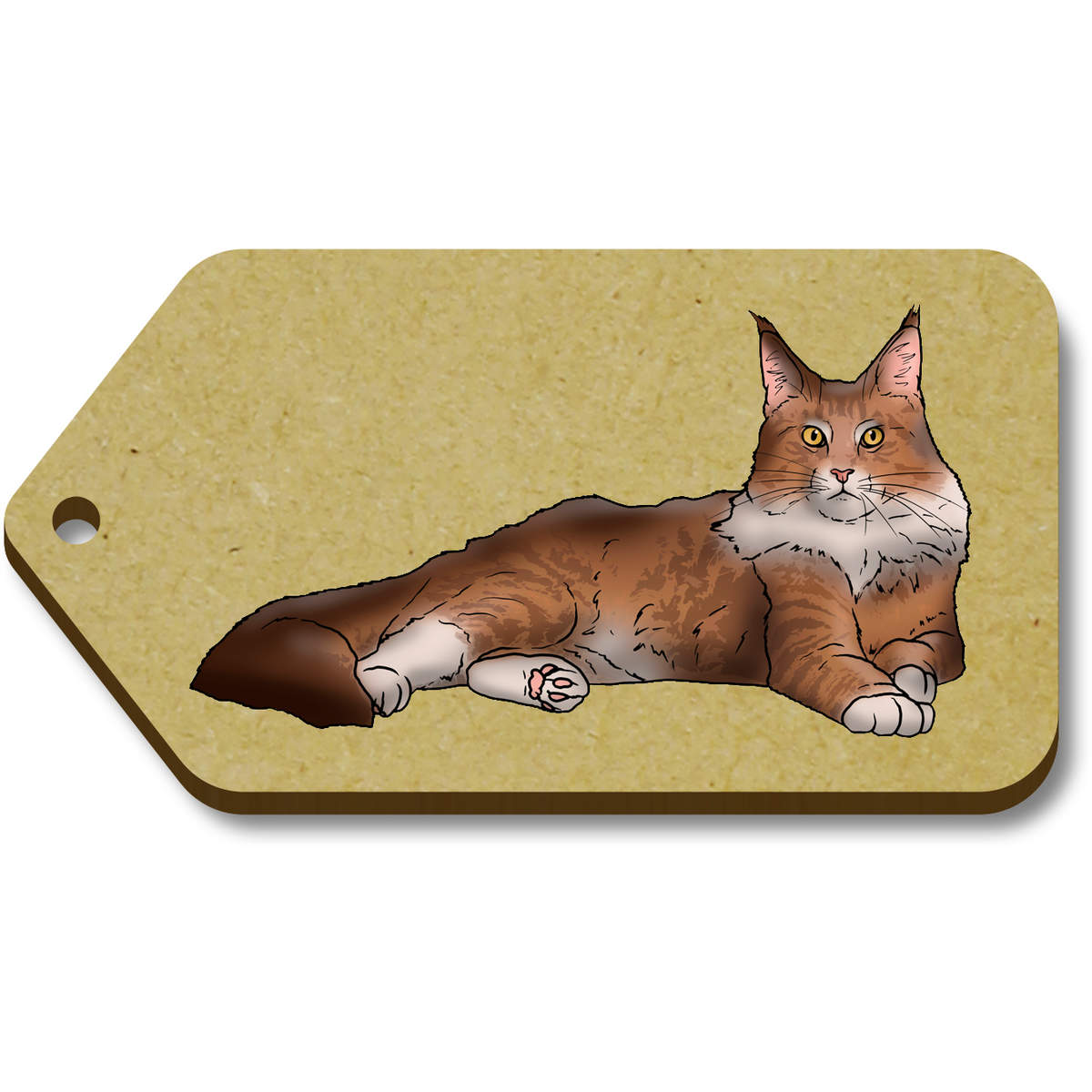 'Maine Coon' Gift / Luggage Tags (TG035841)