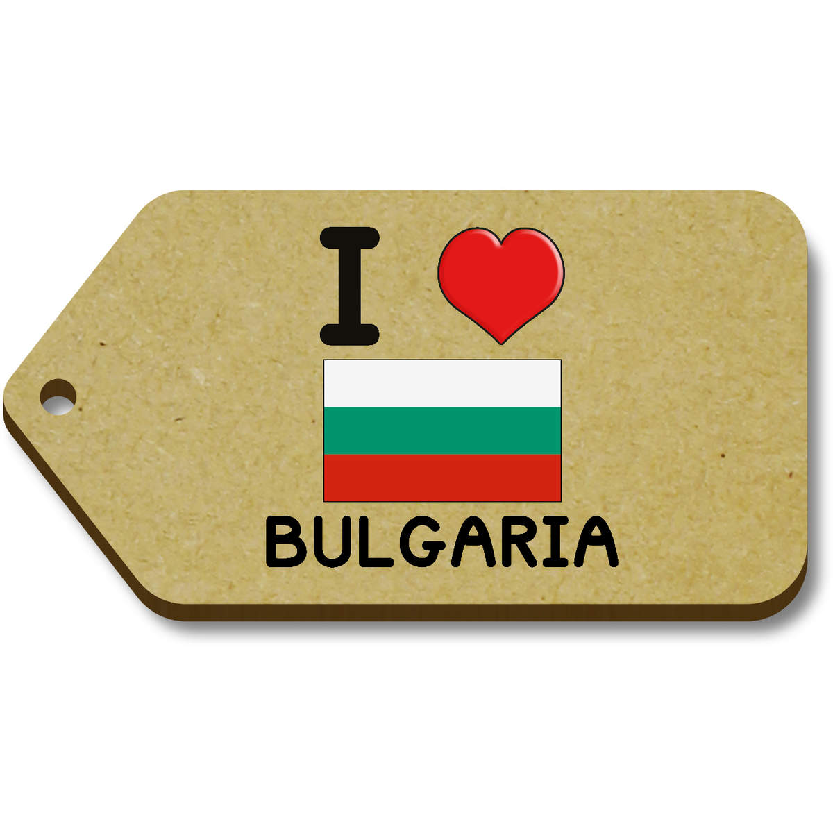 'I Love Bulgaria' Gift / Luggage Tags (TG032760)