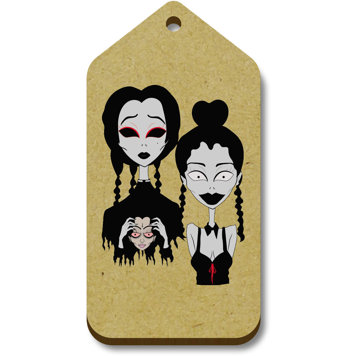 10 x 'Gothic Women' 66mm x 34mm Gift Tags (TG00111266)