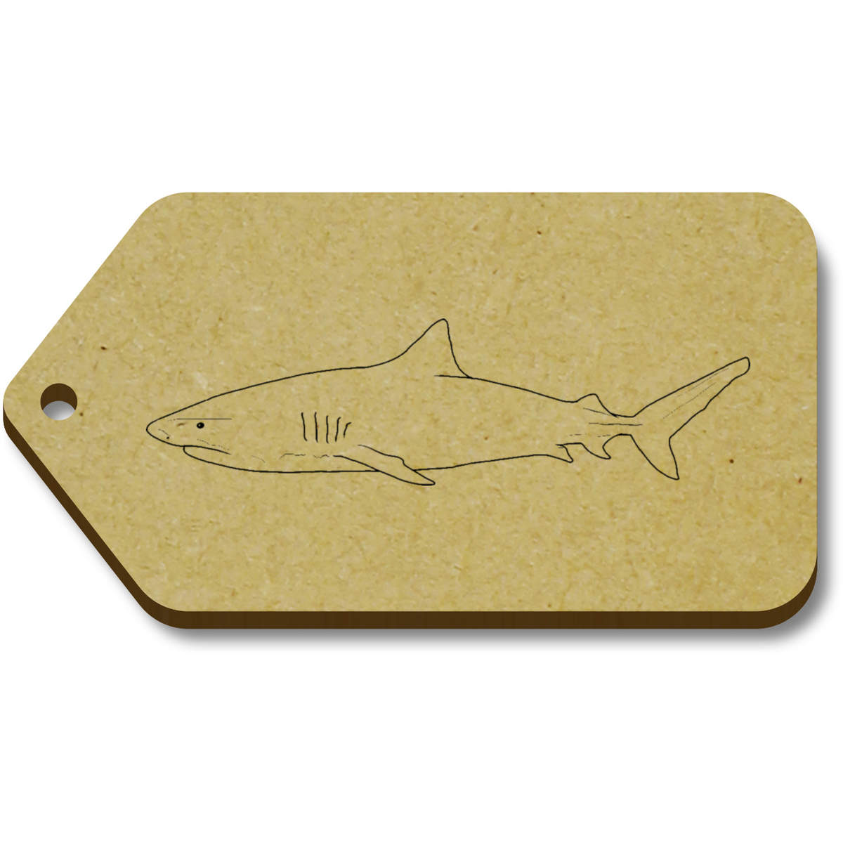 'Grumpy Shark' Gift / Luggage Tags (TG038065)