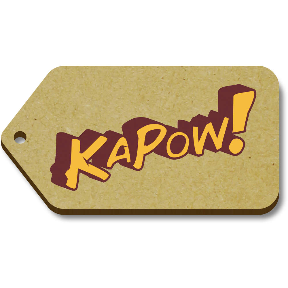 'KAPOW! Word Comic Book Art Text Type Pop Art Style ' Gift / Luggage Tags (TG038854)