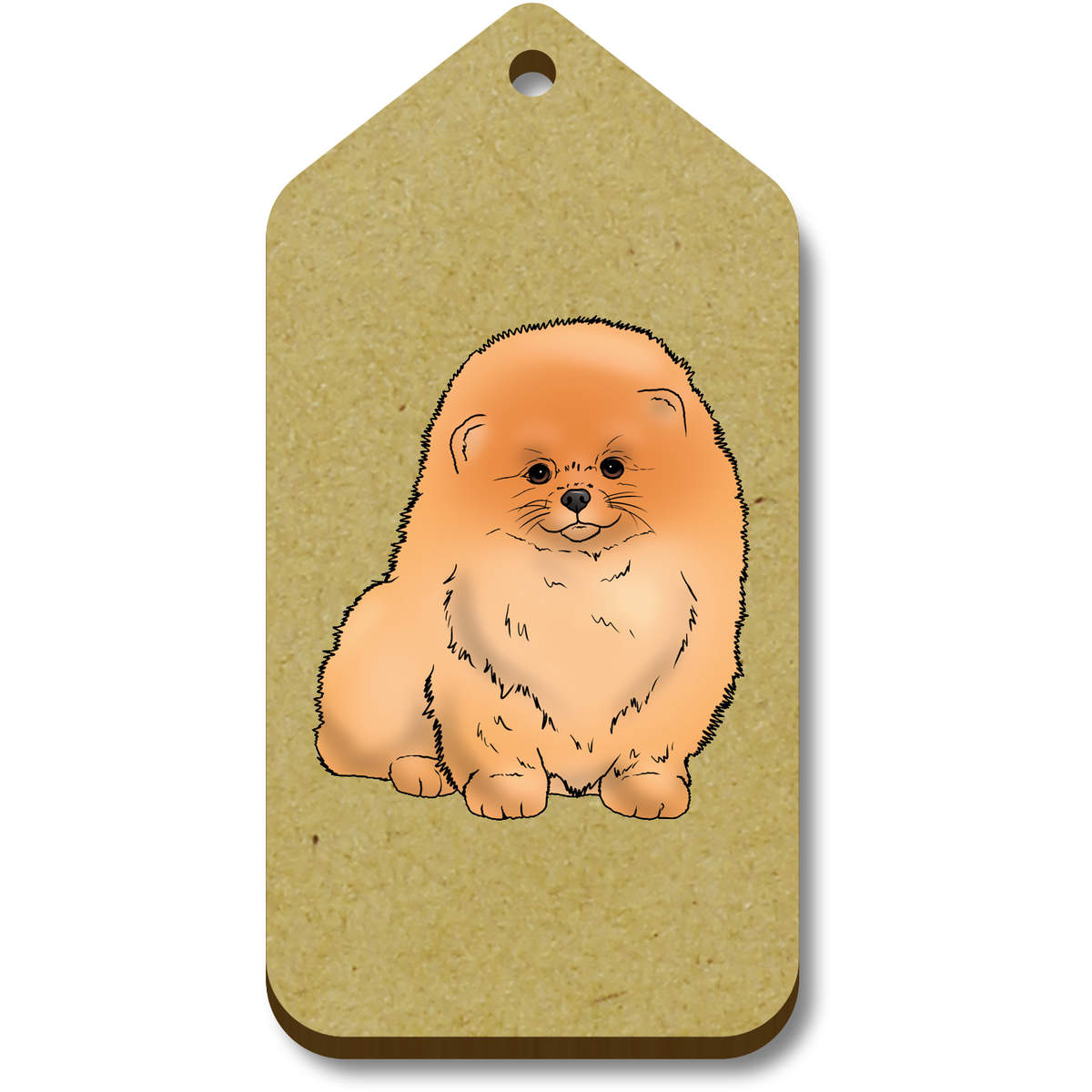 'Pomeranian Puppy' Gift / Luggage Tags (TG038965)