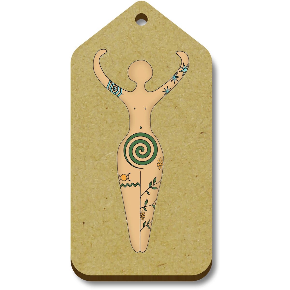 'Pagan Goddess' Gift / Luggage Tags (TG040666)