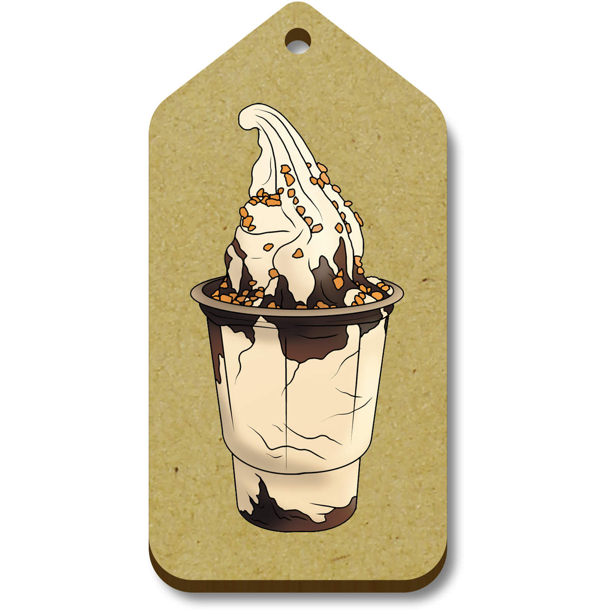 'Hot Fudge Sundae' Gift / Luggage Tags (TG040831)