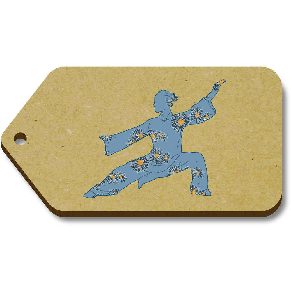 'Tai Chi floral lady ' Gift / Luggage Tags (TG041087)