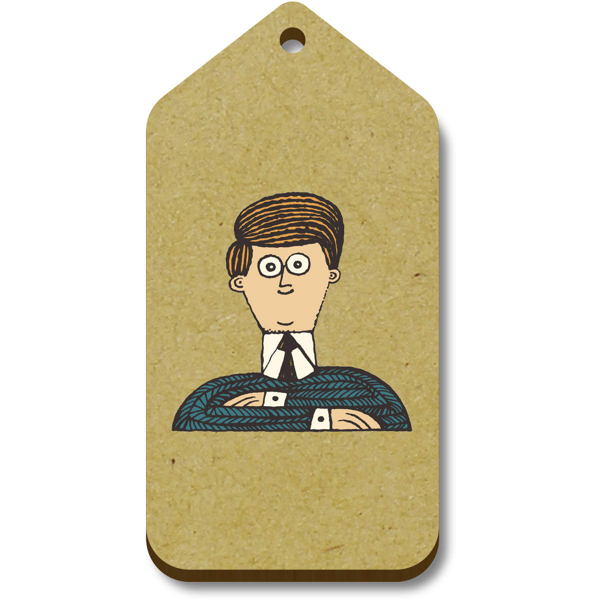 'Handsome Businessman' Gift / Luggage Tags (TG041900)