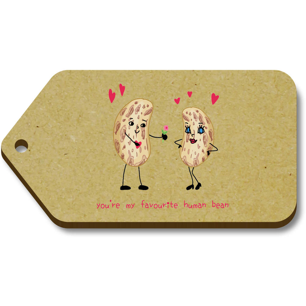 'You're My Favourite Human Bean' Gift / Luggage Tags (TG044361)