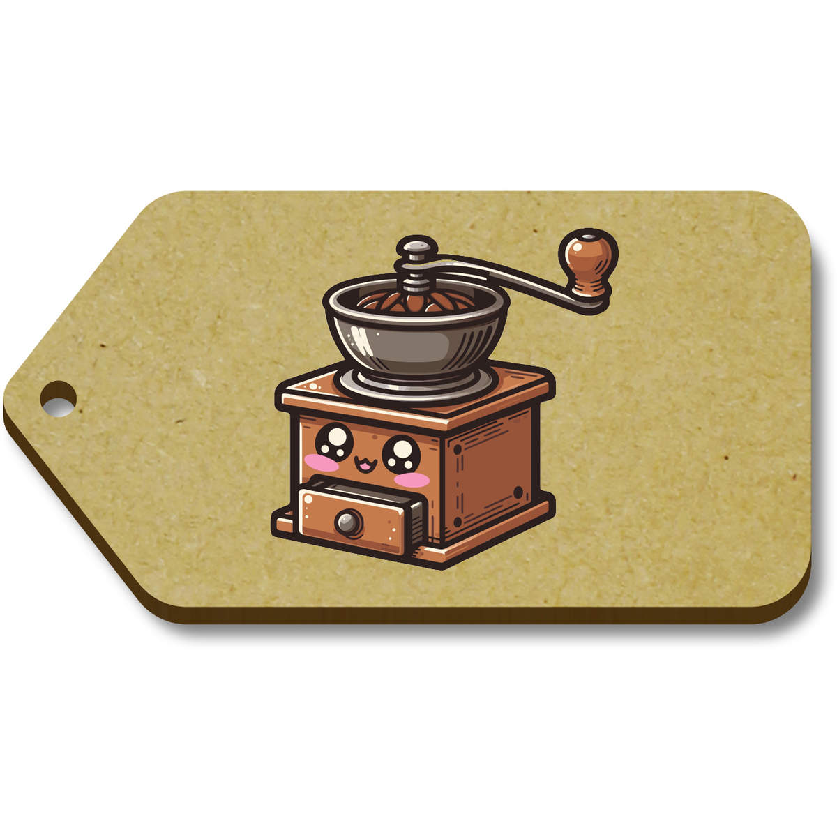 'Kawaii Coffee Grinder' Gift / Luggage Tags (TG045656)