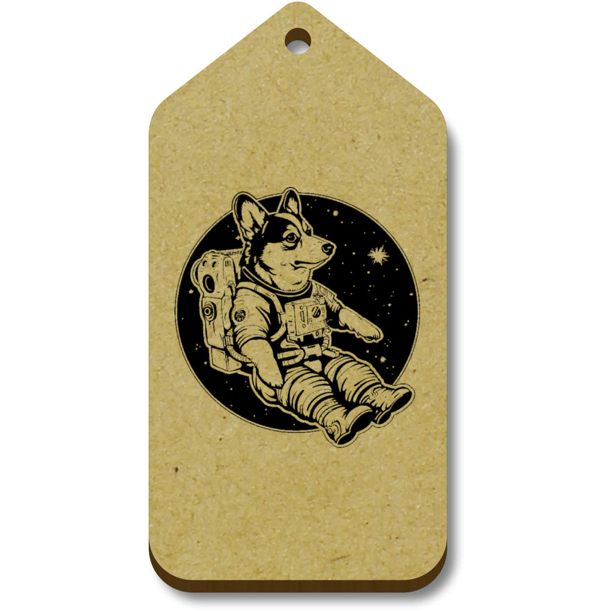 'Astronaut Corgi in Space' Gift / Luggage Tags (TG046300)
