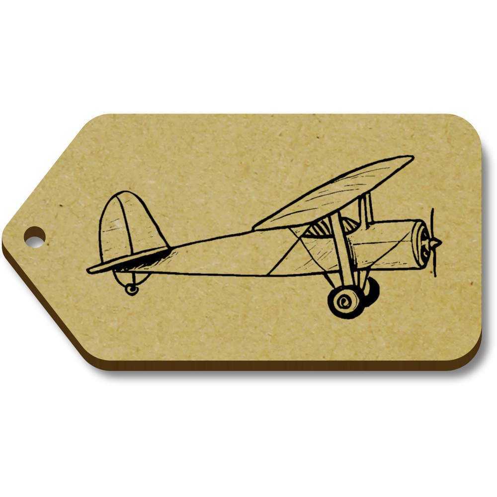 'Old School Plane' Gift / Luggage Tags (TG048237)