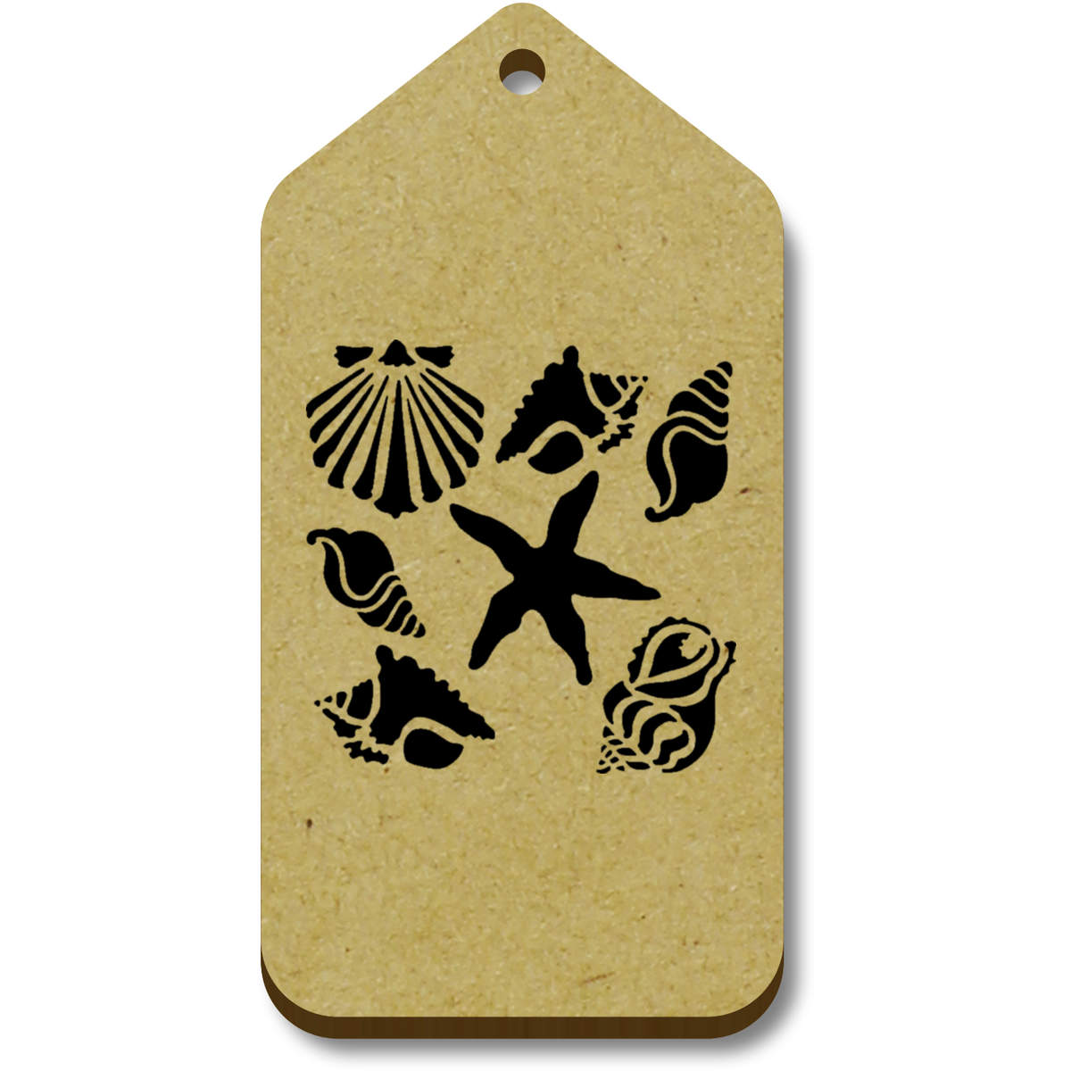 'Sea Shells & Starfish' Gift / Luggage Tags (TG048660)