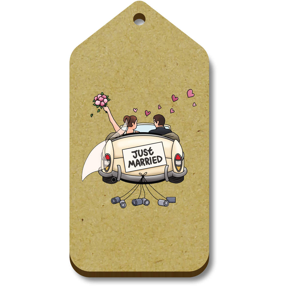 'Just Married Couple Car' Gift / Luggage Tags (TG048939)