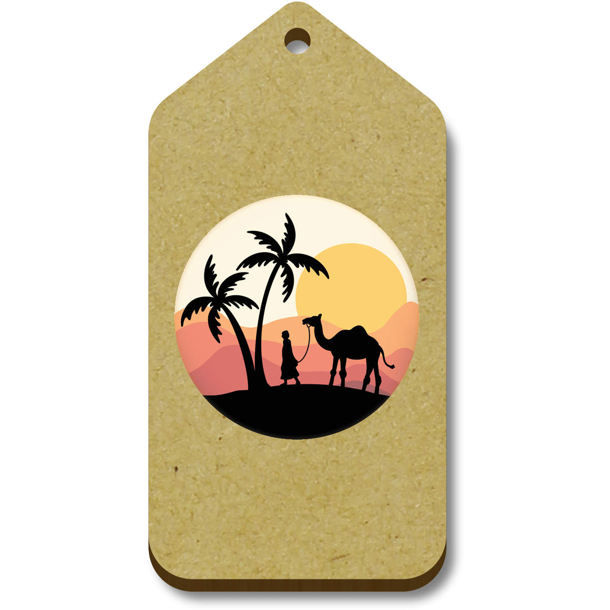 'Desert Camel Scene' Gift / Luggage Tags (TG048957)