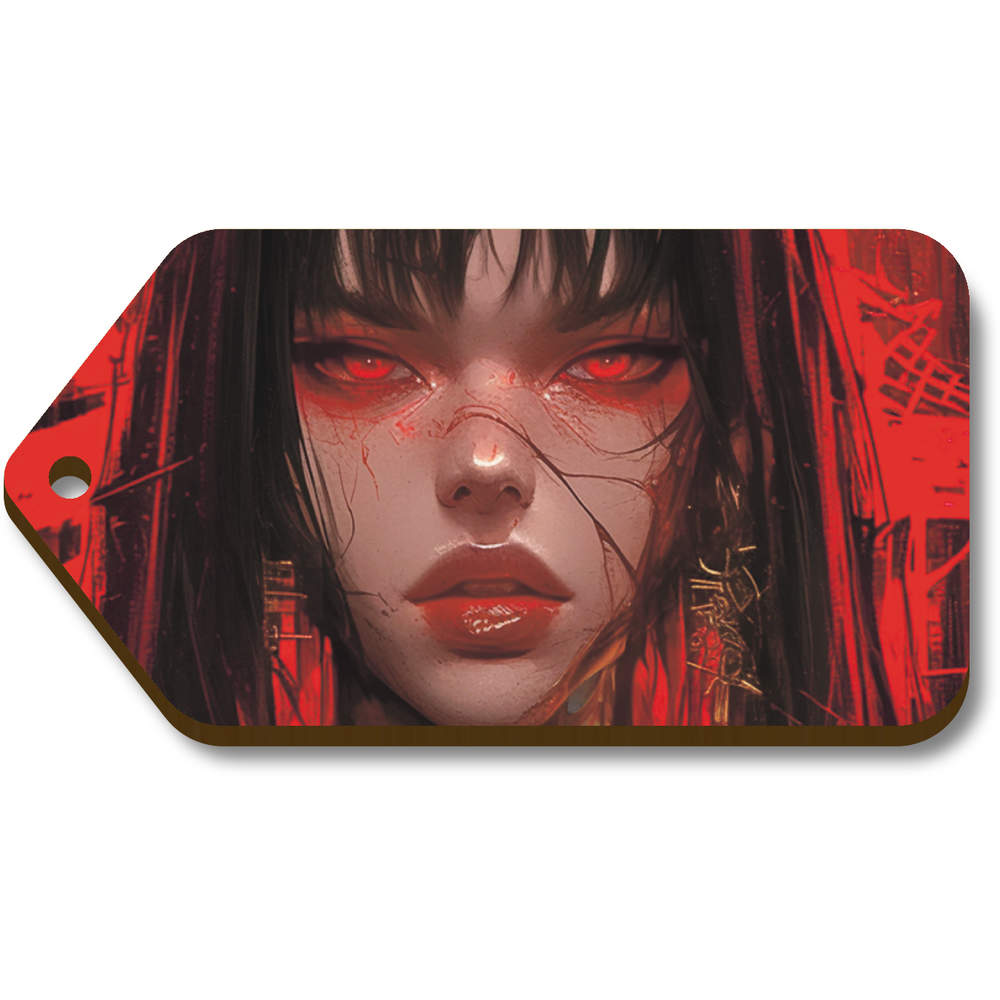 10 x 'Witch Goth Cybergoth Cyberpunk Girl Sci-fi' 66mm x 34mm Gift Tags (TG00132245)