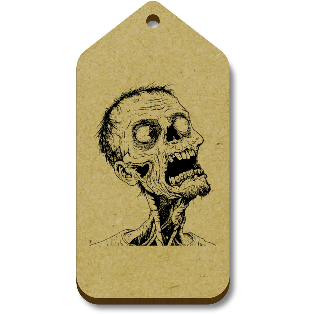 'Open Mouth Zombie' Gift / Luggage Tags (TG049252)