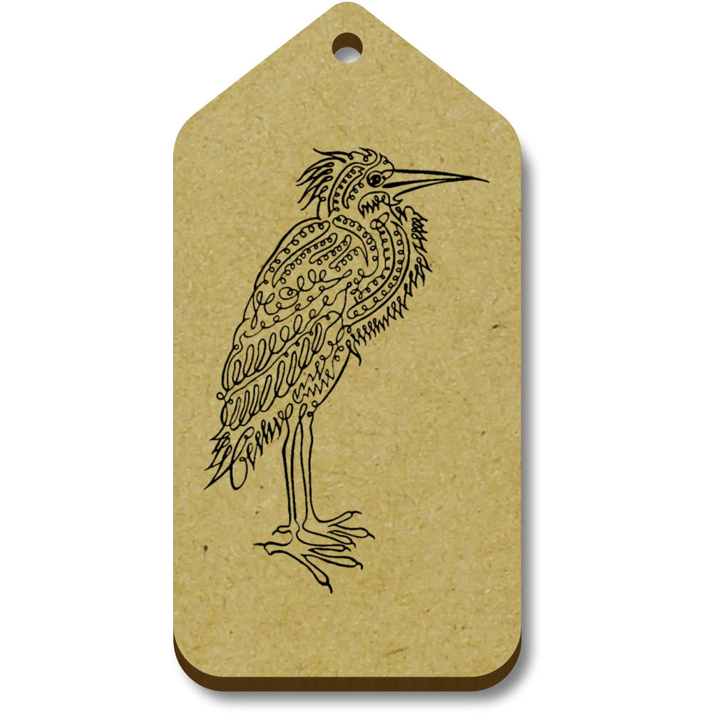 'Calligraphy Heron' Gift / Luggage Tags (TG049542)