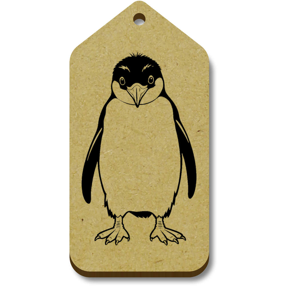 10 x 'Southern Rockhopper Penguin' 66mm x 34mm Gift Tags (TG00134314)