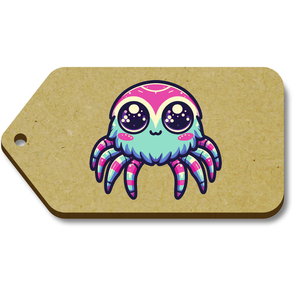 10 x 'Cute Jumping Spider' 66mm x 34mm Gift Tags (TG00135389)
