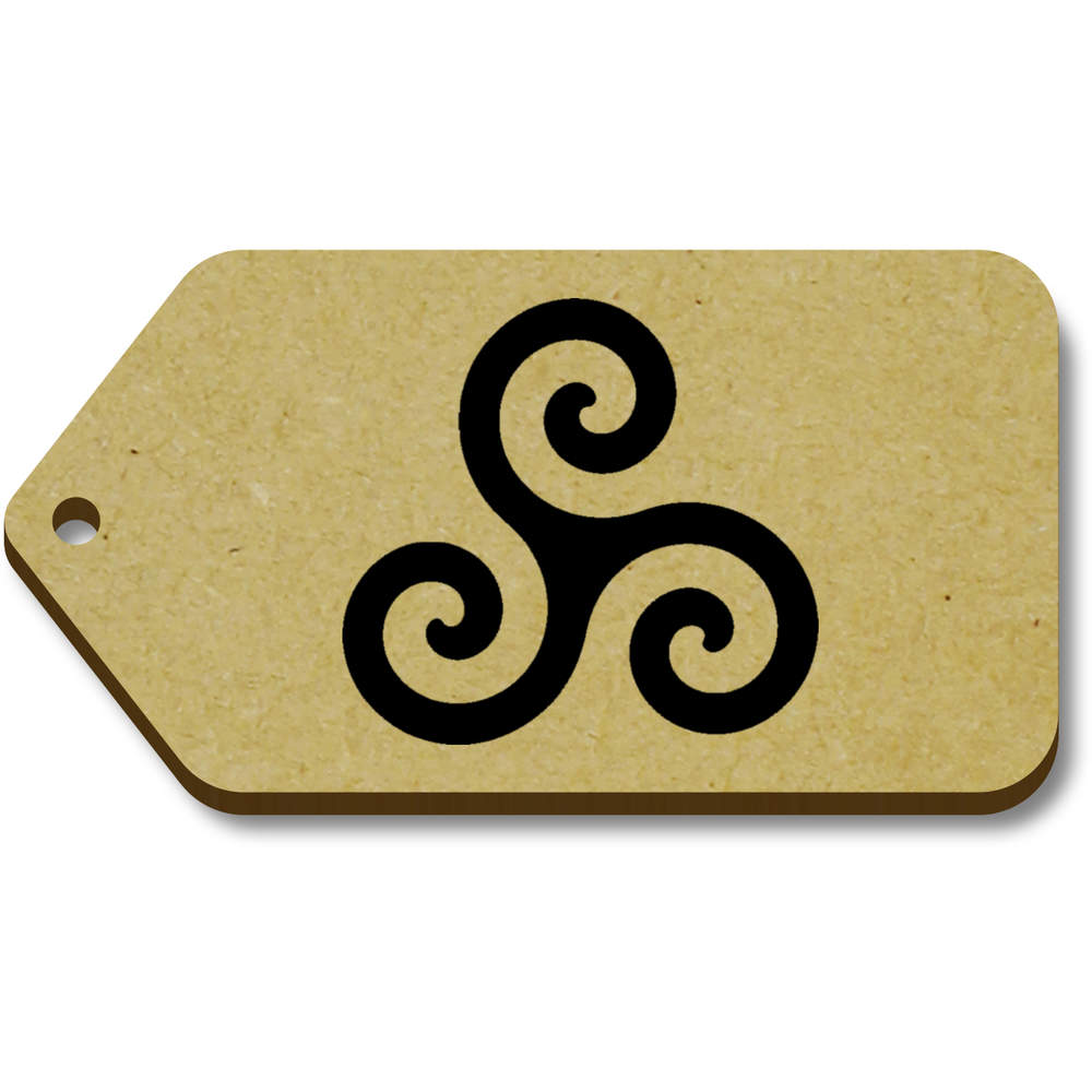 10 x 'Triskelion Symbol' 66mm x 34mm Gift Tags (TG00136489)
