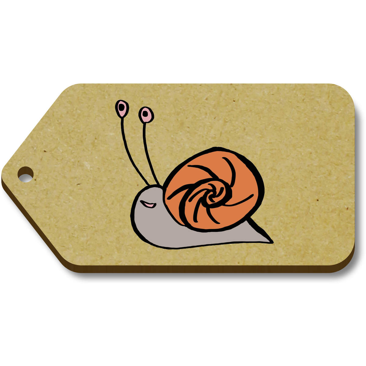 'Snail' Gift / Luggage Tags (TG051864)