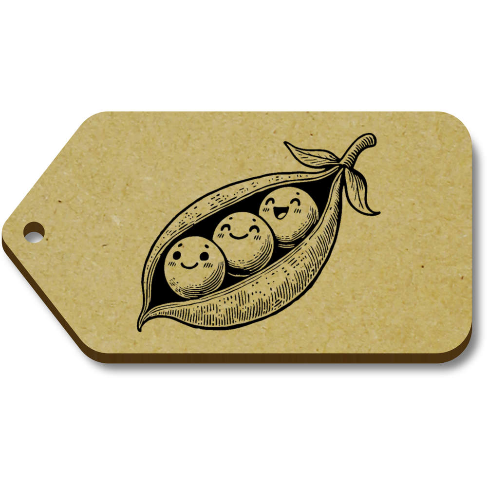 10 x 'Peas In A Pod' 66mm x 34mm Gift Tags (TG00138908)
