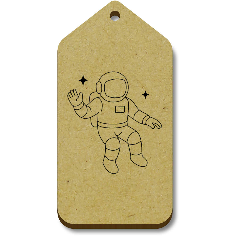10 x 'astronaut' 66mm x 34mm Gift Tags (TG00140382)
