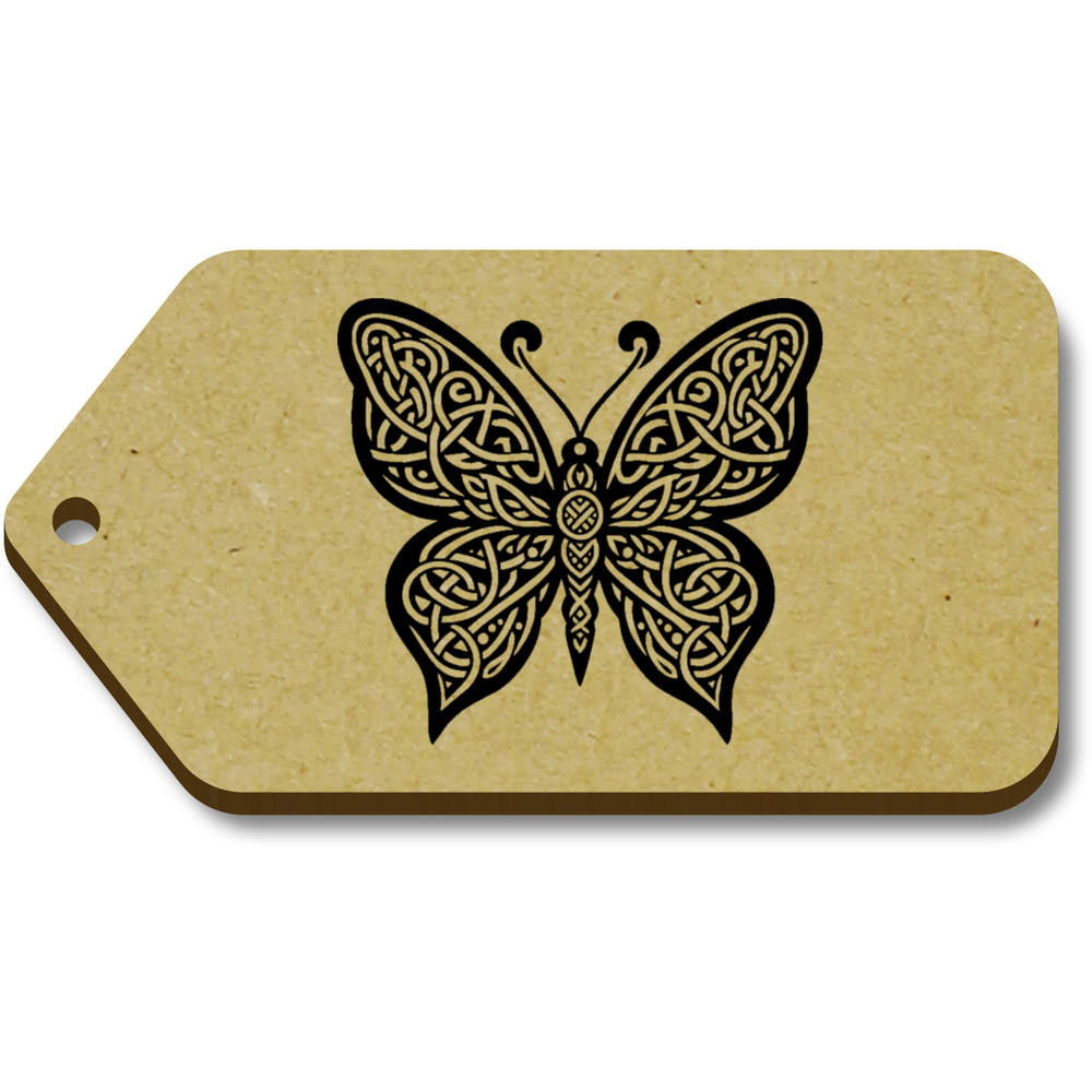10 x 'Celtic Butterfly' 66mm x 34mm Gift Tags (TG00140755)