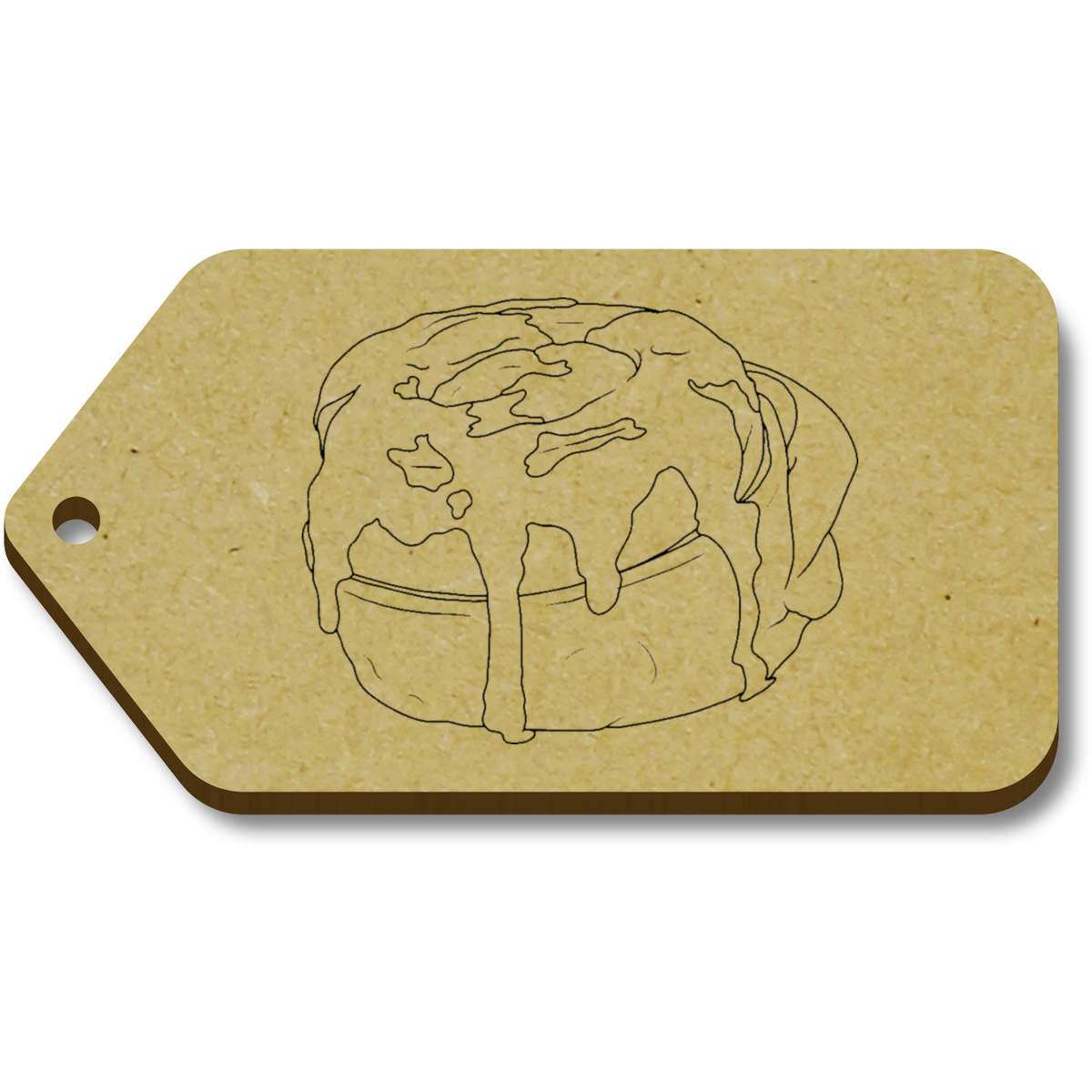 'Iced Cinnamon Bun' Gift / Luggage Tags (TG054534)