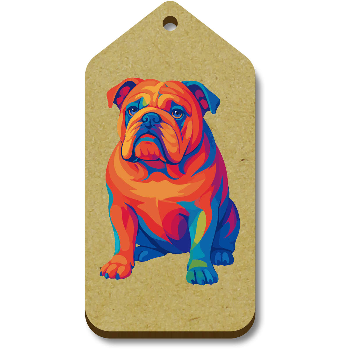 'British Bulldog' Gift / Luggage Tags (TG054587)