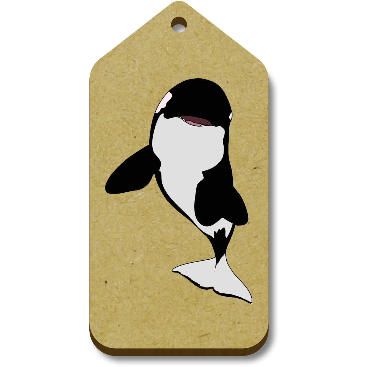 'Curious Orca Whale' Gift / Luggage Tags (TG054591)