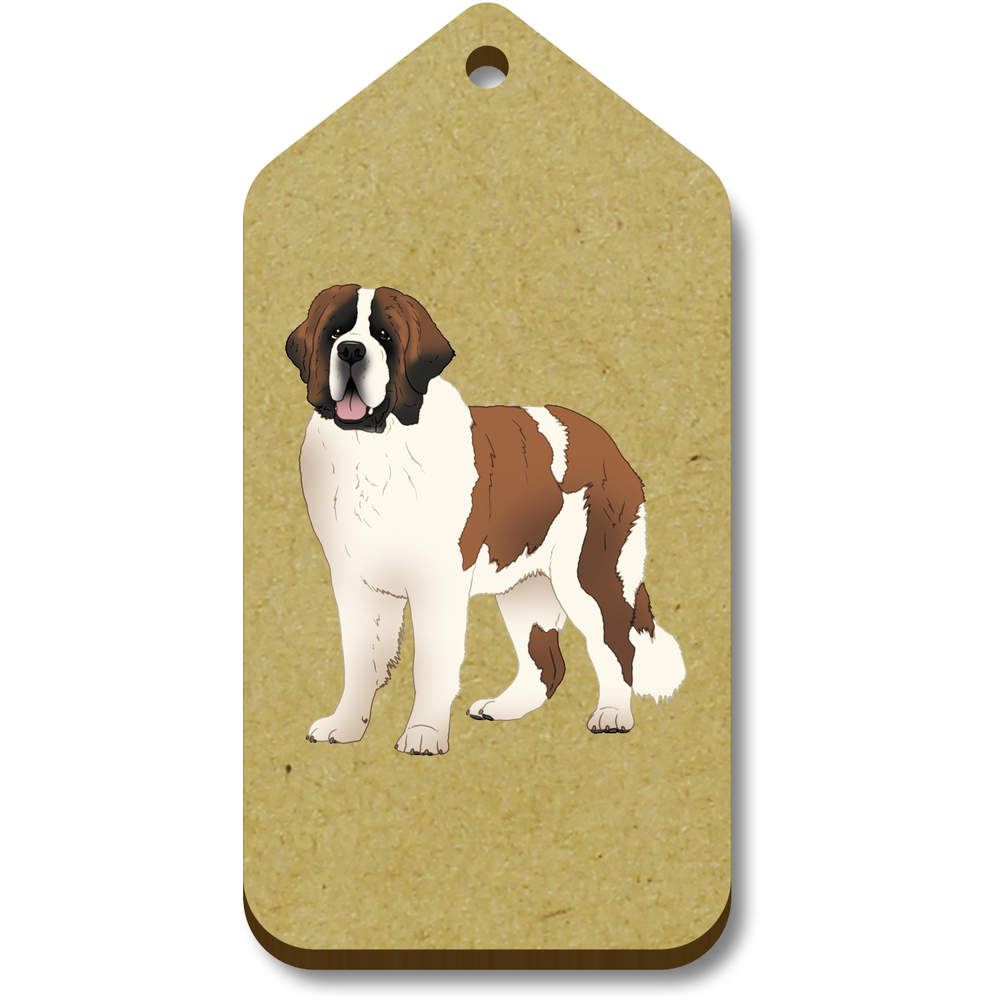 'St Bernard Dog Standing' Gift / Luggage Tags (TG054777)